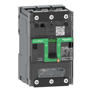 Schneider C11B3TM025B | Circuit breaker ComPacT NSXm B (25kA at 415VAC), 3 Poles 3d, 25A rating TMD trip unit, compression lugs and busbar connectors