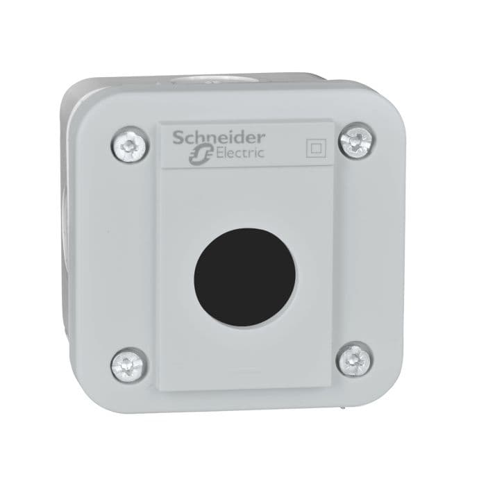 Schneider Electric Empty Control Station in Light Gray Base and Cover