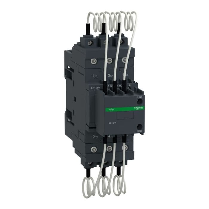 Schneider Electric Capacitor Contactor TeSys D, 30 kvar at 400 V, 50 Hz, Coil 220 V AC, 50/60 Hz