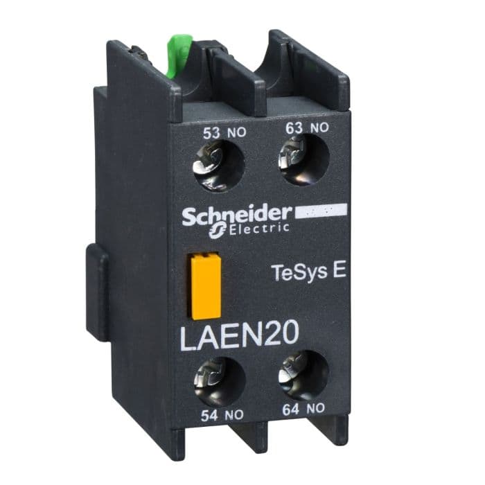 Schneider Electric Auxiliary Contact Block, EasyPact TVS, 1 NO + 1 NC, Screw-Clamp Terminals