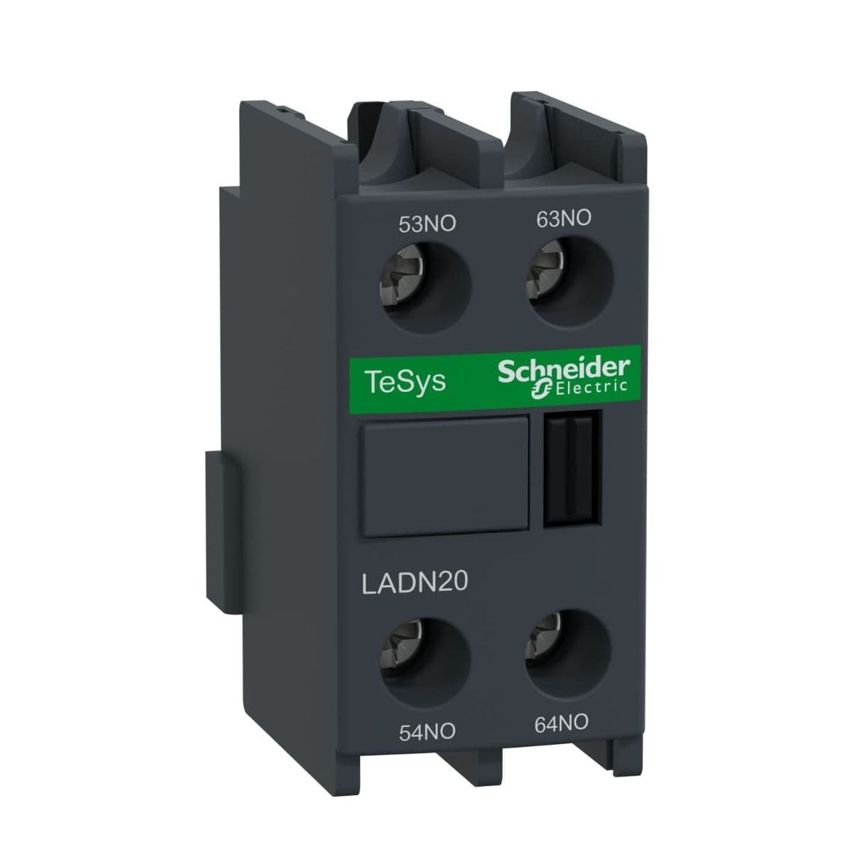 Schneider Electric Auxiliary Contact Block,TeSys D, 2NO, Front Mounting, Screw Terminals