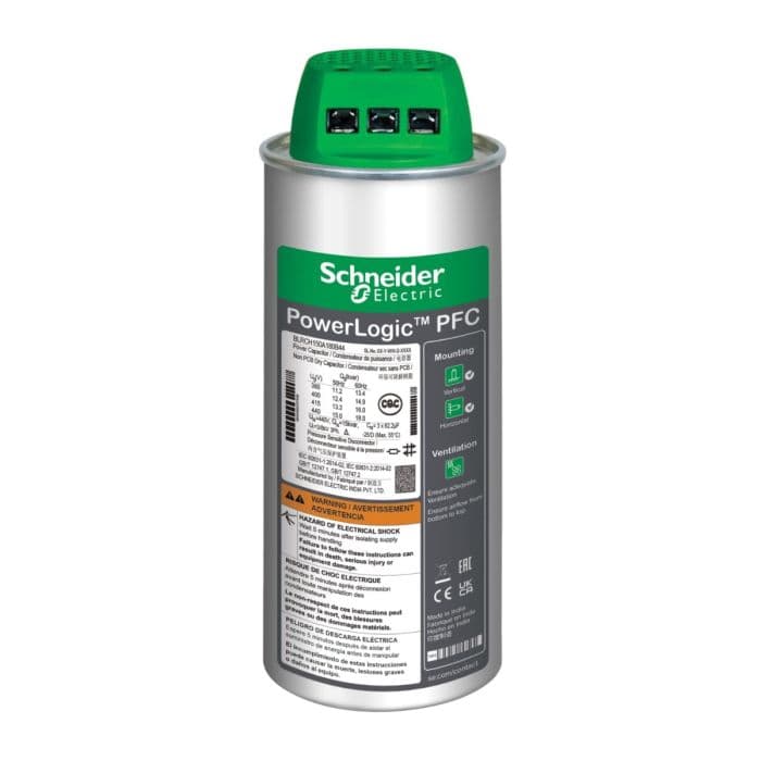 Schneider Electric Heavy Duty PowerLogic PFC Capacitor, 25/30 kvar, 525 V, 50/60Hz