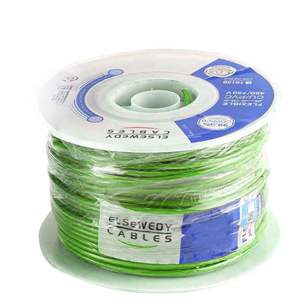 Coil of 4 mm² Stranded Copper Wire – 100 Meters – Elsewedy