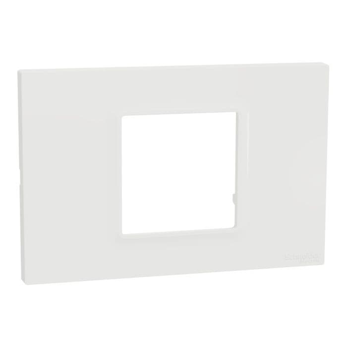 Schneider Electric Cover Frame, Miluz E, 2 Gang, White