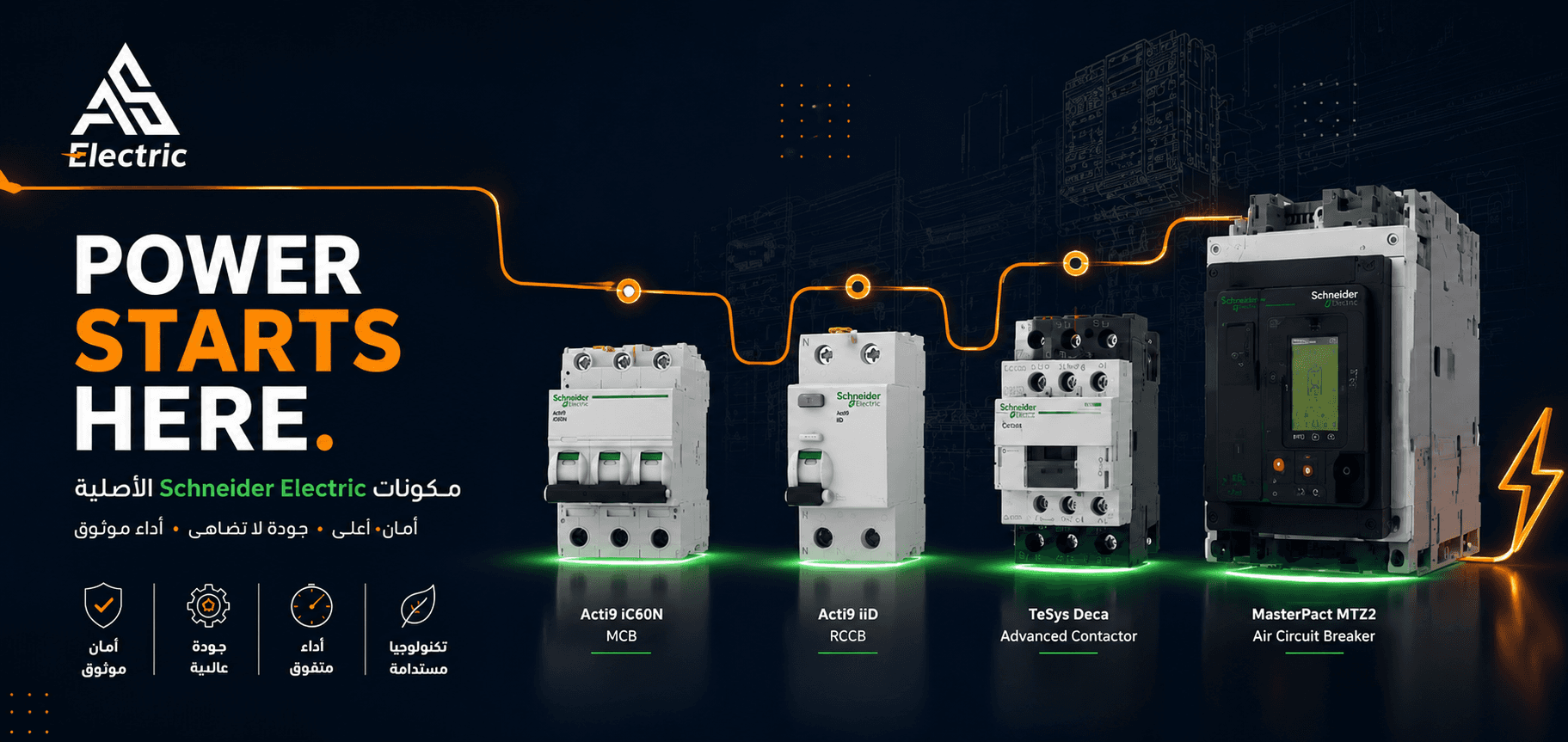 AS Electric promotional banner 2